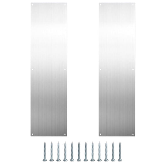 Pixnor Door Panel Protector Exterior Doors Metal Door Door Guard Door Reinforcement Plate Door Jamb Protector