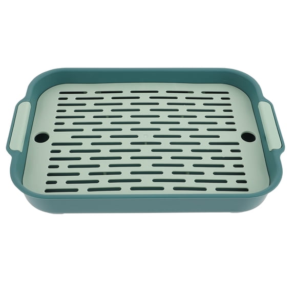Pixnor Rabbit Toilet Bathtub Tray Bunny Pet Toilet Rabbit Potty Guinea Pig Litter Box Pet Puppy Supplies Bunny Clean Equipment