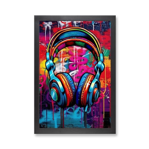 PixoBee 73170 - Framed Print 'Feel the Beat' (Size 24x34")