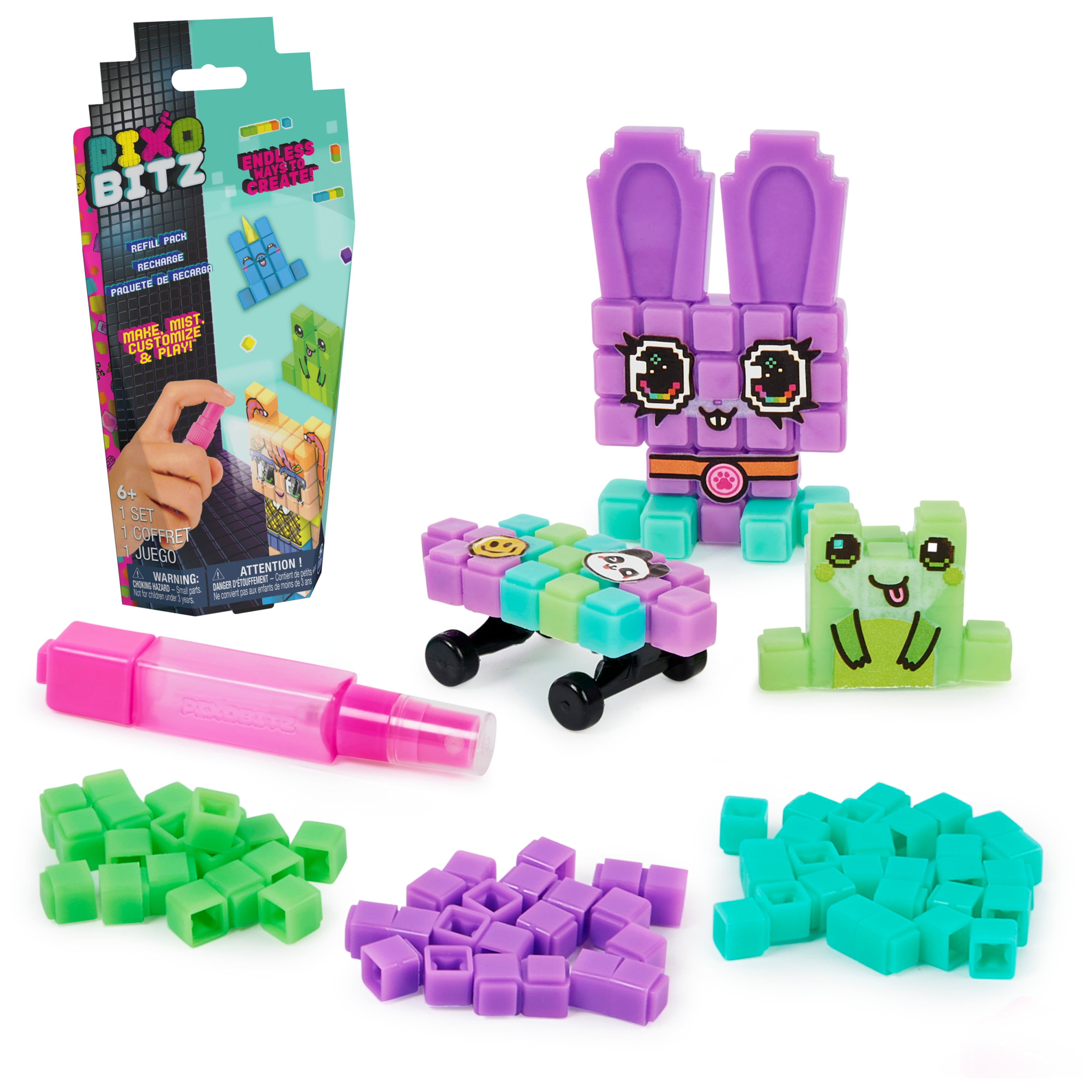 Pixobitz Refill Pack with 270 Water Fuse Beads (Walmart Exclusive
