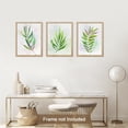 thumbnail image 1 of PixonSign Adhesive Canvas Print Wall Art Set - Green and Purple Pastel Forest Leaf Posters - Set of 3 Nature Farmhouse Decor Minimalist Pastel Botanical Wall Décor for Living Room - 12"x16", 1 of 5