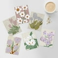 thumbnail image 1 of PixonSign Adhesive Canvas Print Wall Art Set - Pastel Watercolor Wildflower Botanical Posters - Set of 6 Vintage Retro Antique Mixed Media Country Cultural Art Wall Décor - 8"x10"x6, 1 of 5