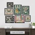thumbnail image 1 of PixonSign Adhesive Canvas Print Wall Art Set - Plant Leaf Variety Flower Poster Art - Geometric Print Gallery Set of 7 Leaves Illustrations Digital Art Wall Décor for Home - Unframed, 1 of 5