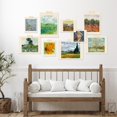 thumbnail image 1 of PixonSign Adhesive Canvas Print Wall Art Set - Van Gogh Variety Floral Botanical Landscape Posters - Gallery Set of 9 Geometric Abstract Artistic Art Paintings Wall Décor for Rooms - Unframed, 1 of 5