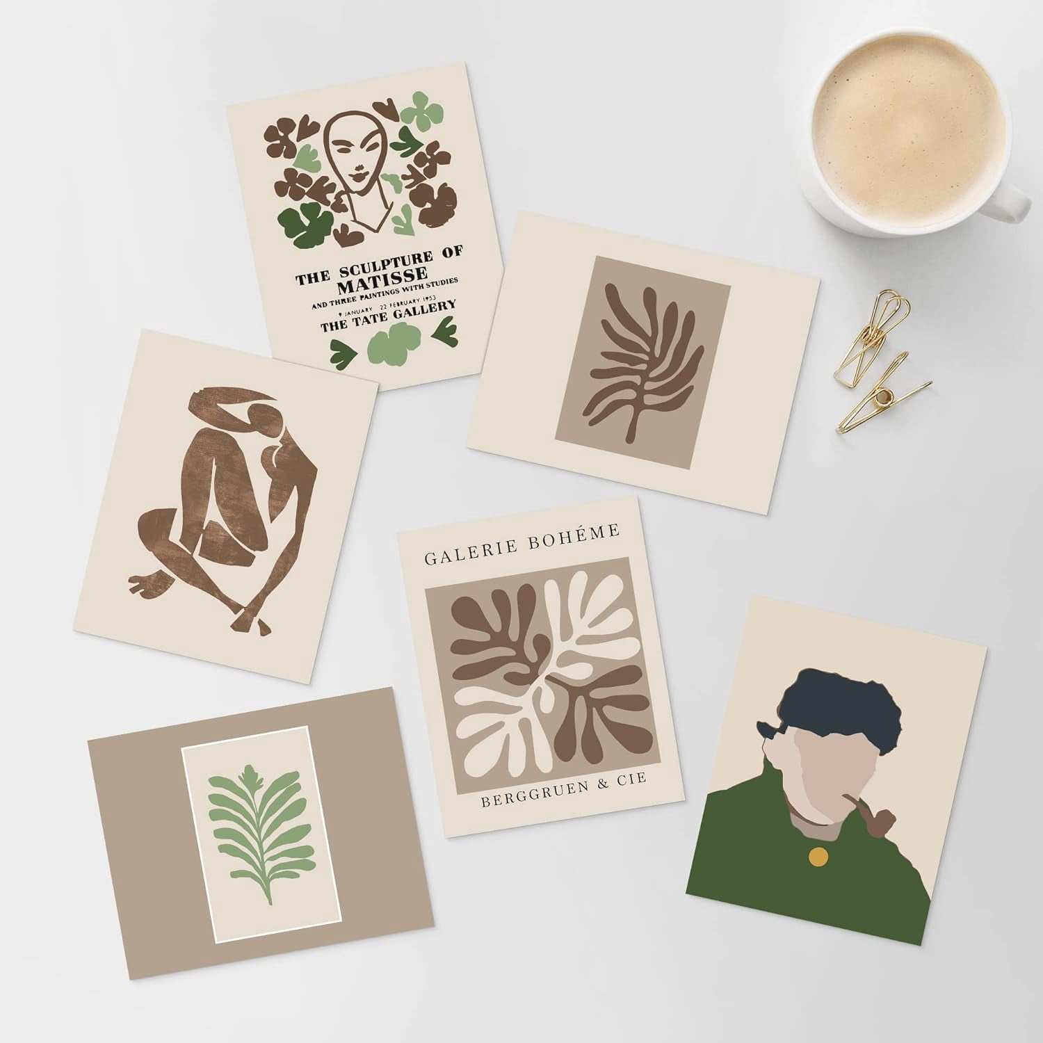 PixonSign Adhesive Canvas Print Wall Art Set - Vincent Van Gogh ...