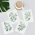 thumbnail image 1 of PixonSign Adhesive Posters Green Leaves Plants Floral Botanical Wall Arts, Set of 4 Nature Wilderness Country/Farmhouse Canvas Prints, Rustic Cozy Zen Wall Décor for Home Decor - 11"x14", 1 of 5
