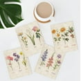 thumbnail image 1 of PixonSign Adhesive Posters Vintage Floral Birth Month Botanical Prints Antique Flower Illustrations Wall Arts, Set of 4 Multicolor Nature Wilderness Canvas Prints for Home Decor - 11"x14", 1 of 5