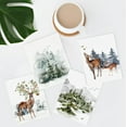 thumbnail image 1 of PixonSign Adhesive Posters Winter Wildlife Deer in Snowy Landscape Wall Arts, Set of 4 Multicolor Animal Botanical Canvas Prints, Nature Wilderness Wall Décor for Home Decor - 8"x10", 1 of 5