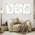 thumbnail image 1 of PixonSign Adhesive Wall Art Watercolor Greenery Plants Posters, Set of 3 Nature Wilderness Decorative Botanical Illustrations Wall Decor, Flowers Banquet Canvas Prints for Home Decor - 11"x14", 1 of 5