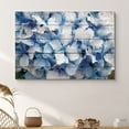 thumbnail image 1 of PixonSign Canvas Print Wall Art Blue and White Flower Petals Botanical Wilderness Illustrations Modern Art Glam Portrait Colorful Multicolor Ultra for Living Room, Bedroom, Office - 24x36, 1 of 5