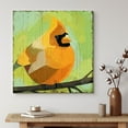 thumbnail image 1 of PixonSign Canvas Print Wall Art Geometric Style Orange & Brown Oriole Birds Wildlife Illustrations Modern Art Rustic Closeup Colorful Multicolor Ultra for Living Room, Bedroom, Office - 24"x24", 1 of 5