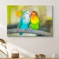 thumbnail image 1 of PixonSign Canvas Print Wall Art Lovebird Parrots on Tree Animals Wilderness Photography Realism Contemporary Closeup Relax/Calm Multicolor Ultra for Living Room, Bedroom, Office - 16x24, 1 of 5