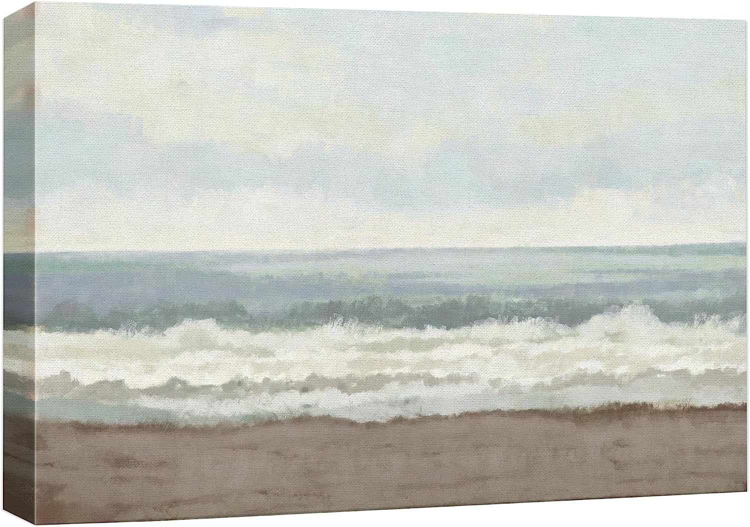 PixonSign Canvas Print Wall Art Ocean Wave Coastal Landscape Nature ...