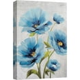 thumbnail image 1 of PixonSign Canvas Print Wall Art Pastel Watercolor Blue Daisy Flowers Nature Wilderness Illustrations Modern Art Botanical Floral Farmhouse/Country Relax/Calm/Cozy - 24"x36", 1 of 5