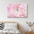 thumbnail image 1 of PixonSign Canvas Print Wall Art Pink and Purple Camellia Flower Floral Wilderness Mixed Media Realism Glam Whimsical Multicolor Ultra for Living Room, Bedroom, Office - 24"x36", 1 of 5