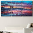 thumbnail image 1 of PixonSign Canvas Print Wall Art Set Watercolor Smudge Rainbow Reflection Nature Wilderness Watercolor Modern Art Rustic Landscape Fun Multicolor Ultra for Living Room, Bedroom, Office - 24"x36"x3, 1 of 5