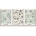 thumbnail image 1 of PixonSign Canvas Print Wall Art Set William Morris Flower Market Exhibition Poster Nature Wilderness Illustrations Modern Art Decorative Floral Botanical Minimal Calm/Relax for Bedroom - 24"x36"x3, 1 of 5