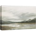 thumbnail image 1 of PixonSign Canvas Print Wall Art Storm Cloud Mountain Range Lake Nature Wilderness Illustrations Fine Art Decorative Farmhouse/Country Relax/Calm/Cozy Multicolor Zen for Bedroom - 32"x48", 1 of 5