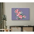 thumbnail image 1 of PixonSign Canvas Print Wall Art Vintage Textured Pink & White Roses Floral Wilderness Drawings Modern Art Glam Closeup Colorful Multicolor Pastel for Living Room, Bedroom, Office - 24"x36", 1 of 5