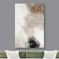 thumbnail image 1 of PixonSign Canvas Wall Art Faded Textured Brown & White Color Blocks Abstract Print Minimalism Contemporary Nordic Colorful Decoration for Living Room, Bedroom, Office - 12"x18", 1 of 5