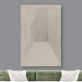 thumbnail image 1 of PixonSign Canvas Wall Art Geometric Gray Color Field Landscape Abstract Print Minimalism Contemporary Nordic Relax/Calm Artwork Decoration for Living Room, Bedroom, Office - 24"x36", 1 of 5