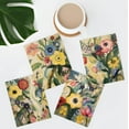 thumbnail image 1 of PixonSign Farmhouse/Country Adhesive Canvas Posters, Canvas Wall Art Vibrant Impressionist Flowers Prints, Set of 4 Colorful Floral Pastel Paintings, Multicolor Wall Décor - 8"x10", 1 of 5