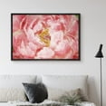 thumbnail image 1 of PixonSign Framed Canvas Print Wall Art Beautiful Pink Carnation Close-Up Floral Wilderness Illustrations Realism Chic Relax/Calm Multicolor Pastel for Living Room, Bedroom, Office - 16"x24" Black, 1 of 5
