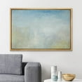 thumbnail image 1 of PixonSign Framed Canvas Print Wall Art Blue Pastel Watercolor Cloudy Sky Abstract Shapes Illustrations Modern Art Decorative Minimal Relax/Calm for Living Room, Bedroom, Office - 16"x24" Natural, 1 of 5
