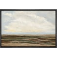 thumbnail image 1 of PixonSign Framed Canvas Print Wall Art Cloudy Sky Desert Landscape Nature Wilderness Illustrations Fine Art Decorative Farmhouse/Country Relax/Calm/Cozy Multicolor Zen for Bedroom - 16"x24" Black, 1 of 5