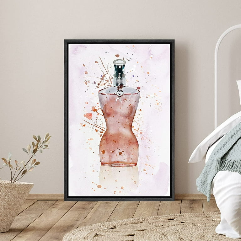 PixonSign Framed Canvas Print Wall Art Female Body Shaped