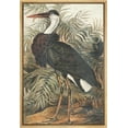 thumbnail image 1 of PixonSign Framed Canvas Print Wall Art Fine Art Tropical Swamp Heron Bird Nature Wilderness Illustrations Modern Art Botanical Floral Farmhouse/Country Relax/Calm/Cozy - 16"x24" Natural, 1 of 5