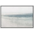 thumbnail image 1 of PixonSign Framed Canvas Print Wall Art Misty Fog Ocean Wave Beach Nature Wilderness Illustrations Fine Art Decorative Farmhouse/Country Relax/Calm/Cozy Multicolor Zen for Bedroom - 16"x24" White, 1 of 4