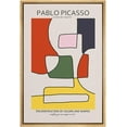 thumbnail image 1 of PixonSign Framed Canvas Print Wall Art Pablo Picasso Mid-Century Line Art Abstract Shapes Illustrations Modern Art Decorative Minimal Relax/Calm for Living Room, Bedroom, Office - 24"x36" NATURAL, 1 of 5