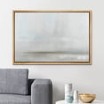 thumbnail image 1 of PixonSign Framed Canvas Print Wall Art Pastel Gray Paint Watercolor Landscape Abstract Shapes Illustrations Modern Art Decorative Minimal Relax/Calm for Living Room, Bedroom, Office - 16"x24" NATURAL, 1 of 5