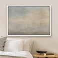 thumbnail image 1 of PixonSign Framed Canvas Print Wall Art Pastel Grunge Brown Sky Landscape Abstract Shapes Illustrations Modern Art Decorative Minimal Relax/Calm for Living Room, Bedroom, Office - 24"x36" White, 1 of 5