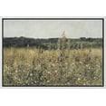 thumbnail image 1 of PixonSign Framed Canvas Print Wall Art Rustic Wildflower Country Landscape Nature Wilderness Illustrations Fine Art Farmhouse Floral Botanical Calm/Relax Cozy for Bedroom - 24"x36" White, 1 of 5