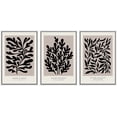 thumbnail image 1 of PixonSign Framed Canvas Print Wall Art Set French Retro Art Deco Flower Plants Nature Wilderness Illustrations Modern Art Minimalism Decorative for Living Room, Bedroom, Office - 24"x36"x3 White, 1 of 5