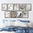 thumbnail image 1 of PixonSign Framed Canvas Print Wall Art Set - Sepia Horse & Deer Animal Florals Posters - Set of 9 Nature Wilderness Photography Modern Art Farmhouse Wall Décor for Rooms - 12"x16" Black, 1 of 5