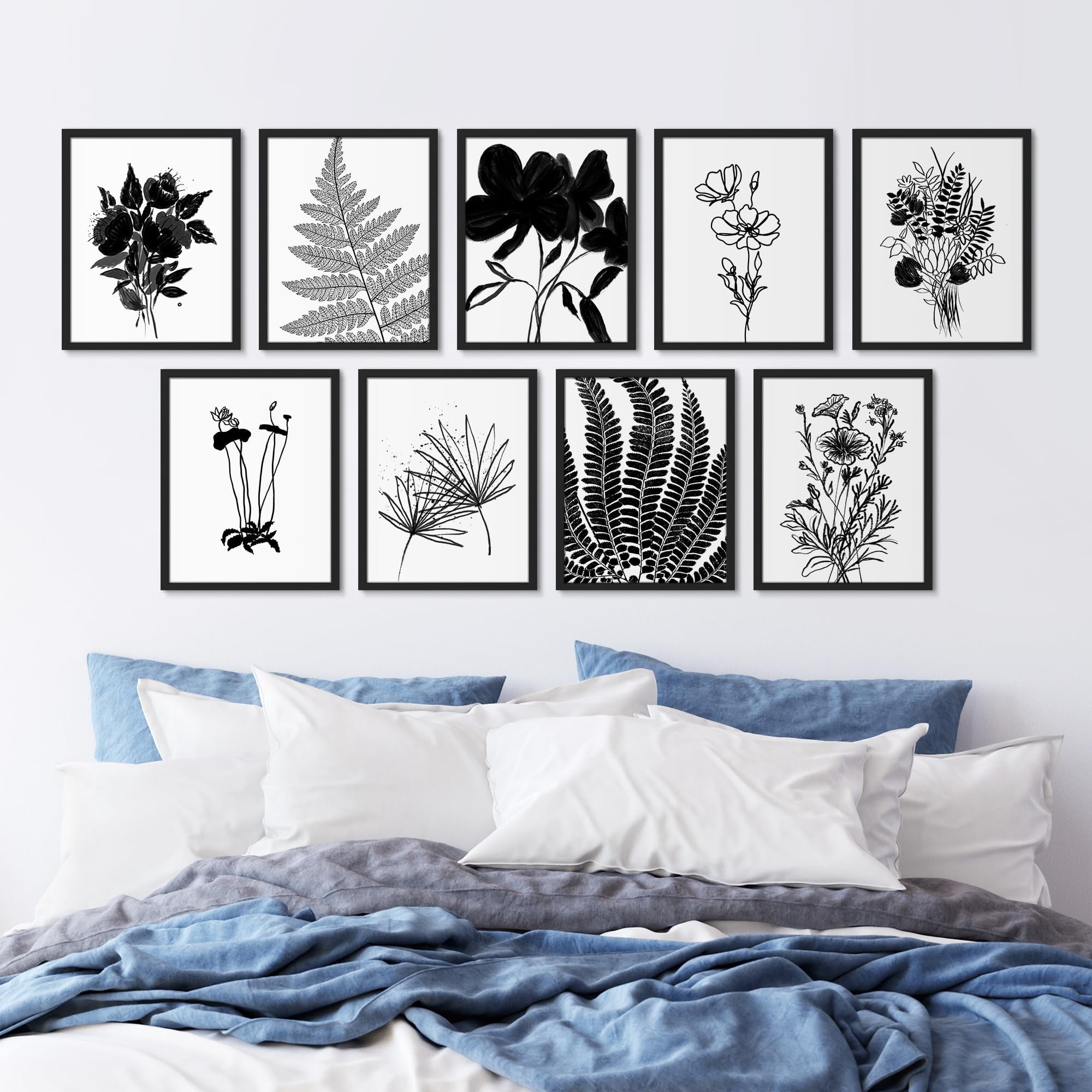 PixonSign Framed Canvas Print Wall Art Set - Vintage Elegance ...