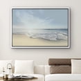 thumbnail image 1 of PixonSign Framed Canvas Print Wall Art Sunrise Over Beach Horizon Ocean Photography Nautical Scenic Nature Wall Decor for Living Room Bedroom Office - 24"x36" White, 1 of 5