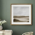 thumbnail image 1 of PixonSign Framed Canvas Wall Art Aerial View Cloudy Stormy Desert Landscape Print Nature Wilderness Fine Art Farmhouse/Country Minimal Artwork for Living Room, Bedroom, Office - 24"x24" Natural, 1 of 5