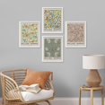 thumbnail image 1 of PixonSign Framed Posters William Morris Abstract Floral Patterns Prints, Set of 4 Country Farmhouse Vintage Flower Wall Décor, Adhesive Canvas Wall Art, Modern Home Artwork - 8"x10" White, 1 of 5