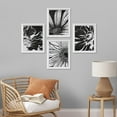 thumbnail image 1 of PixonSign Framed Wall Art Black Sunflowers Floral Botanical Posters, Set of 4 Nature Wilderness Country/Farmhouse Canvas Prints, Rustic Cozy Zen Wall Décor for Home Decor - 11"x14" White, 1 of 5