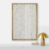 PixonSign Framed Wall Art Black & White Grunge Line Art Landscape Abstract Geometric Paintings Minimalism Modern Art Decorative Boho Canvas Prints Fine Art for Rooms - 24"x36"x3 Natural