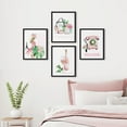 thumbnail image 1 of PixonSign Framed Wall Art France Paris Eiffel Tower Telephone High Heel Posters, Set of 4 Girl's Bedroom Preppy Room Decor Pink Digital Art, Minimalism Canvas Prints for Home Decor - 11"x14" Black, 1 of 5