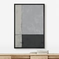 thumbnail image 1 of PixonSign Framed Wall Art Geometric Mid-Century Pastel Dark Color Blocks Abstract Paintings Minimalism Modern Art Decorative Boho Canvas Prints Fine Art for Rooms - 24"x36"x3 Black, 1 of 5