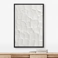 thumbnail image 1 of PixonSign Framed Wall Art Geometric White Minimal Paint Stroke Pattern Abstract Shape Paintings Minimalism Modern Art Decor Contemporary Canvas Prints Fine Art for Rooms - 24"x36" Black, 1 of 5