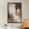 thumbnail image 1 of PixonSign Framed Wall Art Pastel Grunge Watercolor Brown Abstract Artwork Colorful Oil Paintings Modern Canvas Prints Minimalism Contemporary Nordic Decorative for Rooms - 24"x36" Black, 1 of 5