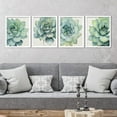thumbnail image 1 of PixonSign Framed Wall Art Pastel Rose Cactus Succulent Adhesive Canvas Poster, Set of 4 Nature Wilderness Wall Decor Prints, Botanical Floral Wall Décor, Modern Artwork for Home - 11"x14" White, 1 of 5