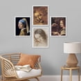 thumbnail image 1 of PixonSign Framed Wall Art Paul Gauguin Tahitian Women Collection Posters, Set of 4 Post-Impressionist Portraits Illustrations Wall Decor, Adhesive Canvas Prints for Home Decor - 8"x10" White, 1 of 5